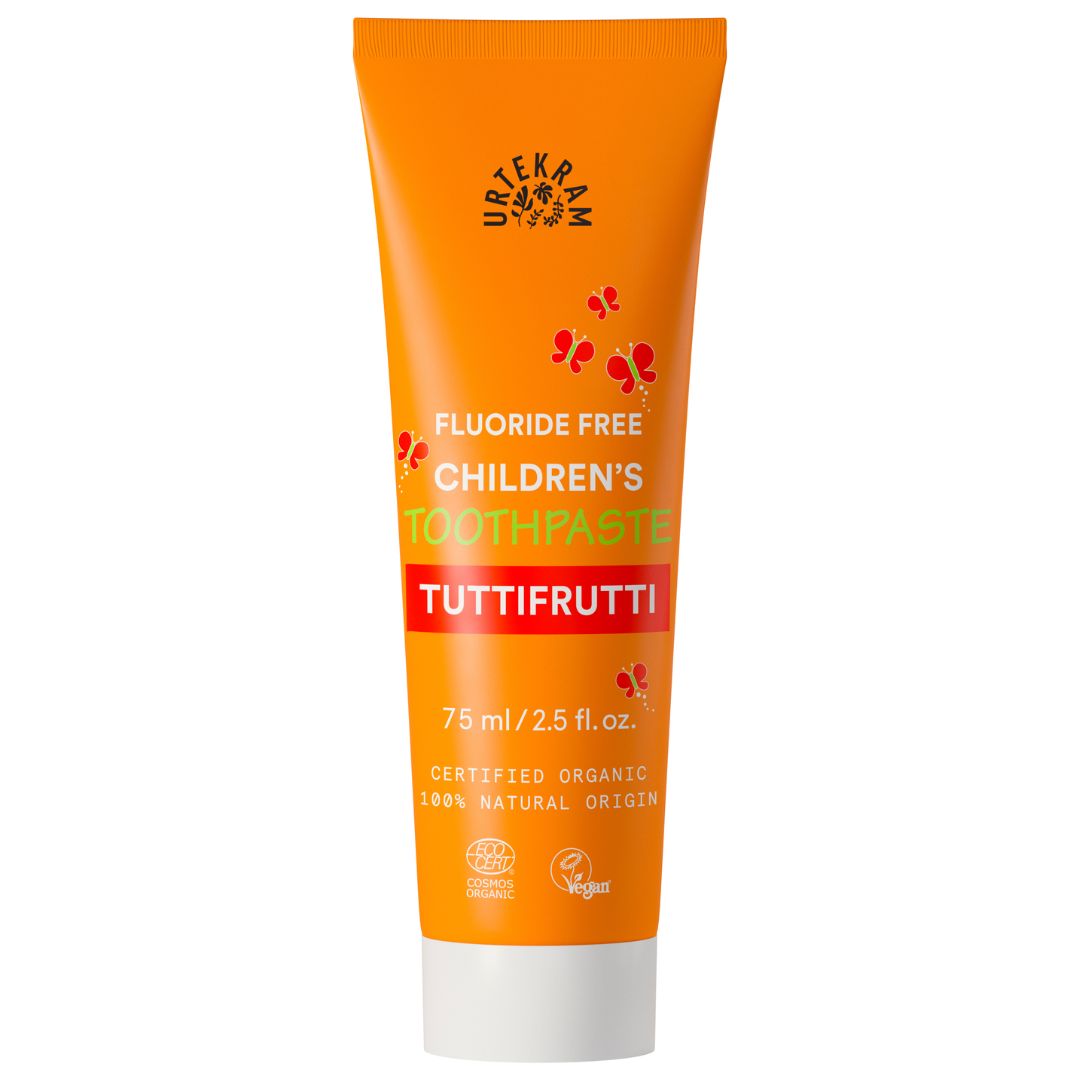 Urtekram Fluoride Free Children's Tuttifrutti Toothpaste