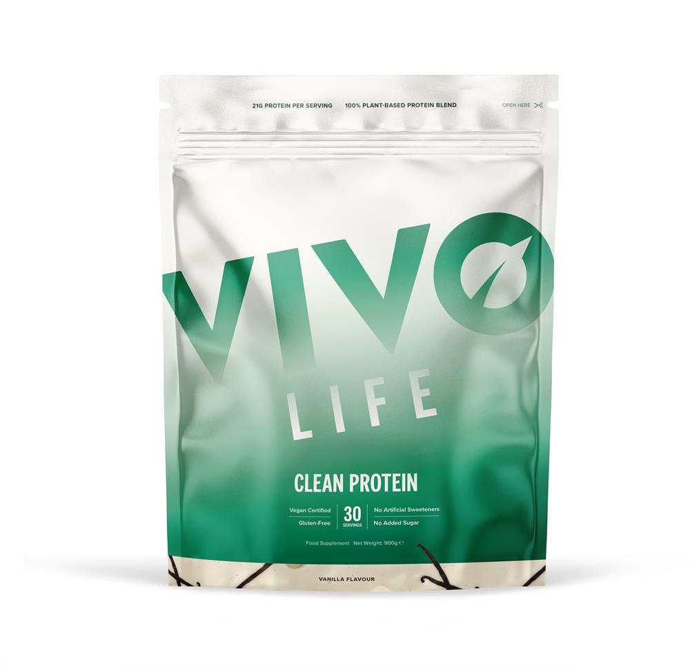 Vivo Life Clean Protein – Vanilla 900g | Vegan Plant Protein