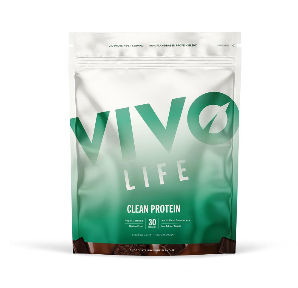 Vivo Life Clean Protein – Chocolate Brownie 900g | Vegan Plant Protein