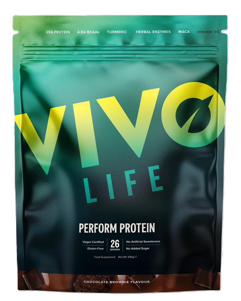 Vivo Life Perform Protein – Chocolate Brownie 936g | Vegan Plant Protein
