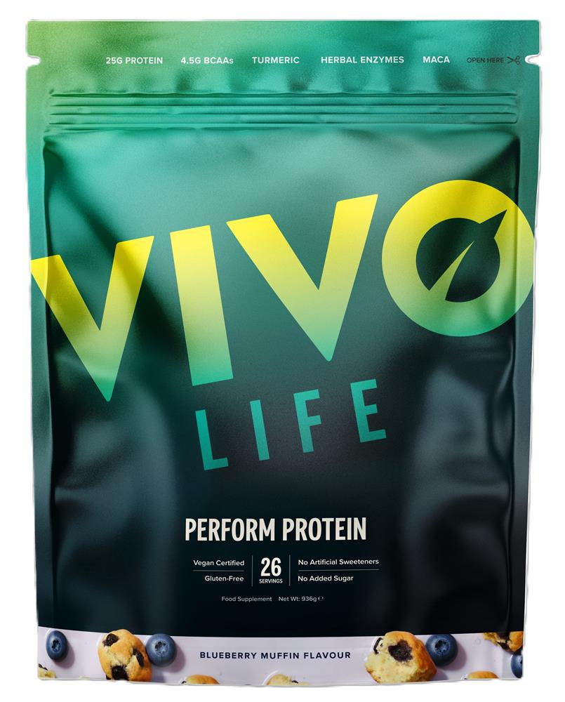 Vivo Life Perform Protein – Blueberry Muffin 936g | Vegan Plant Protein