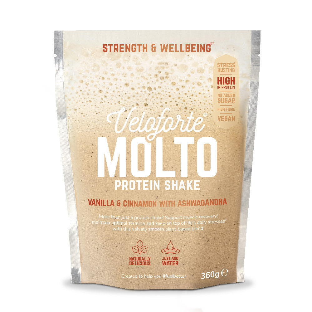 Veloforte Molto High Protein Powder – Vanilla & Cinnamon 360g | Plant Protein