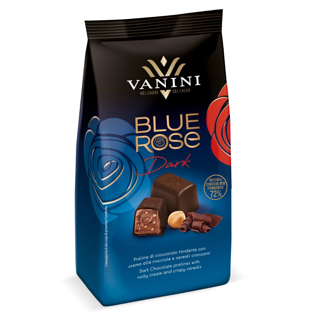 Vanini Dark Blue Rose Pralines