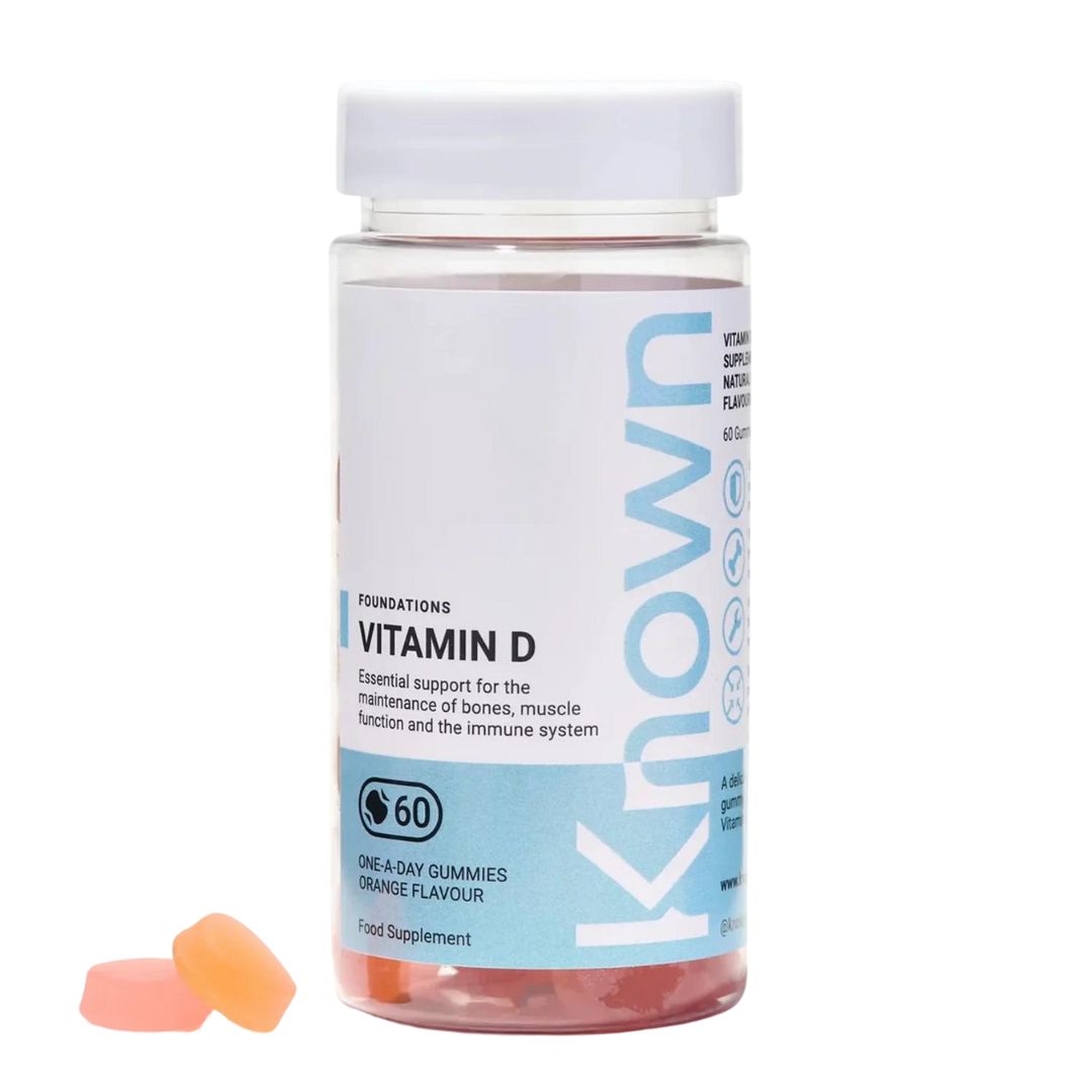 Known Vitamin D Orange Gummy Supplements x 60