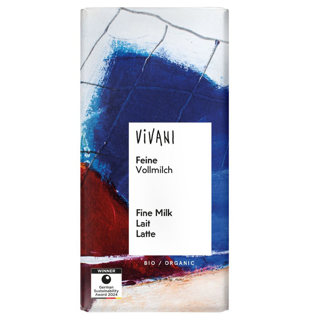 Organic Vivani Fine Milk Chocolate Bar