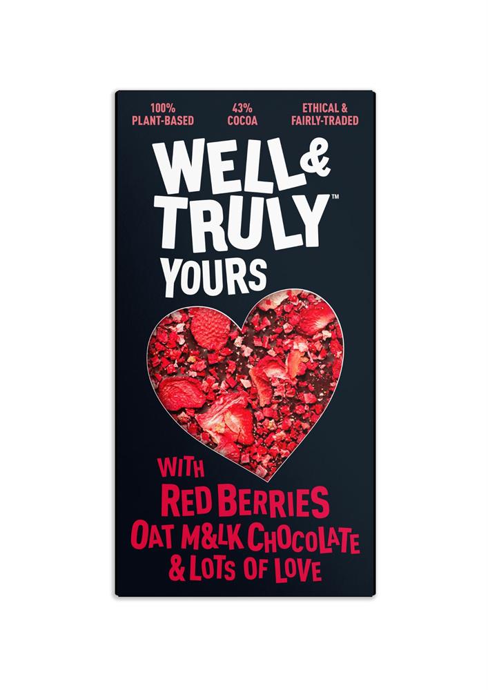 Well & Truly - Oat M&lk Chocolate with Red Berries & Lots of Love