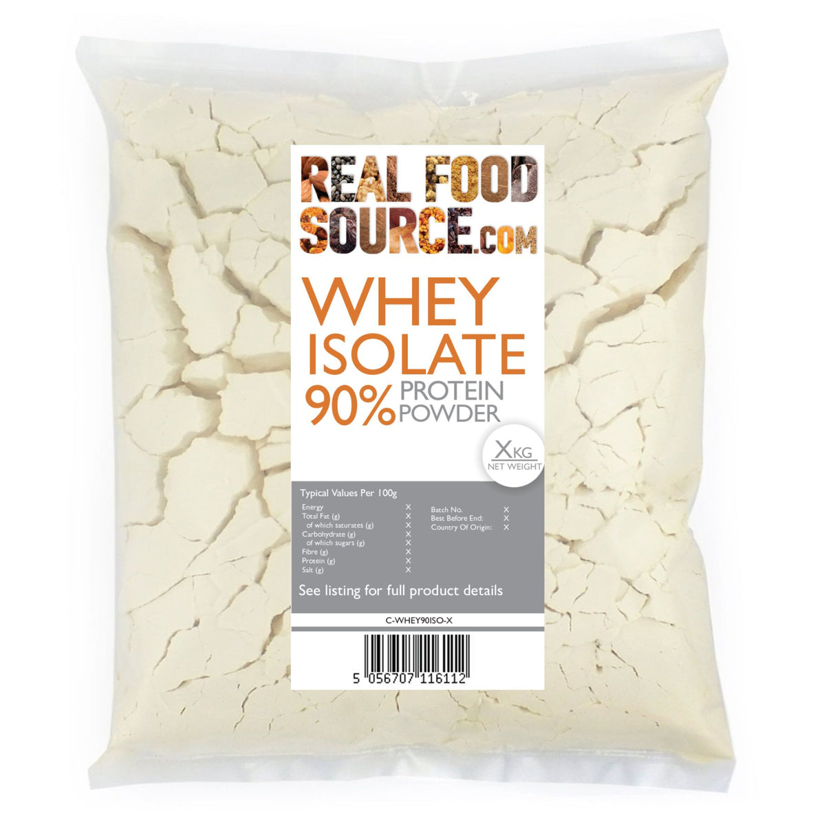 Whey Protein Isolate Powder, EU-Sourced