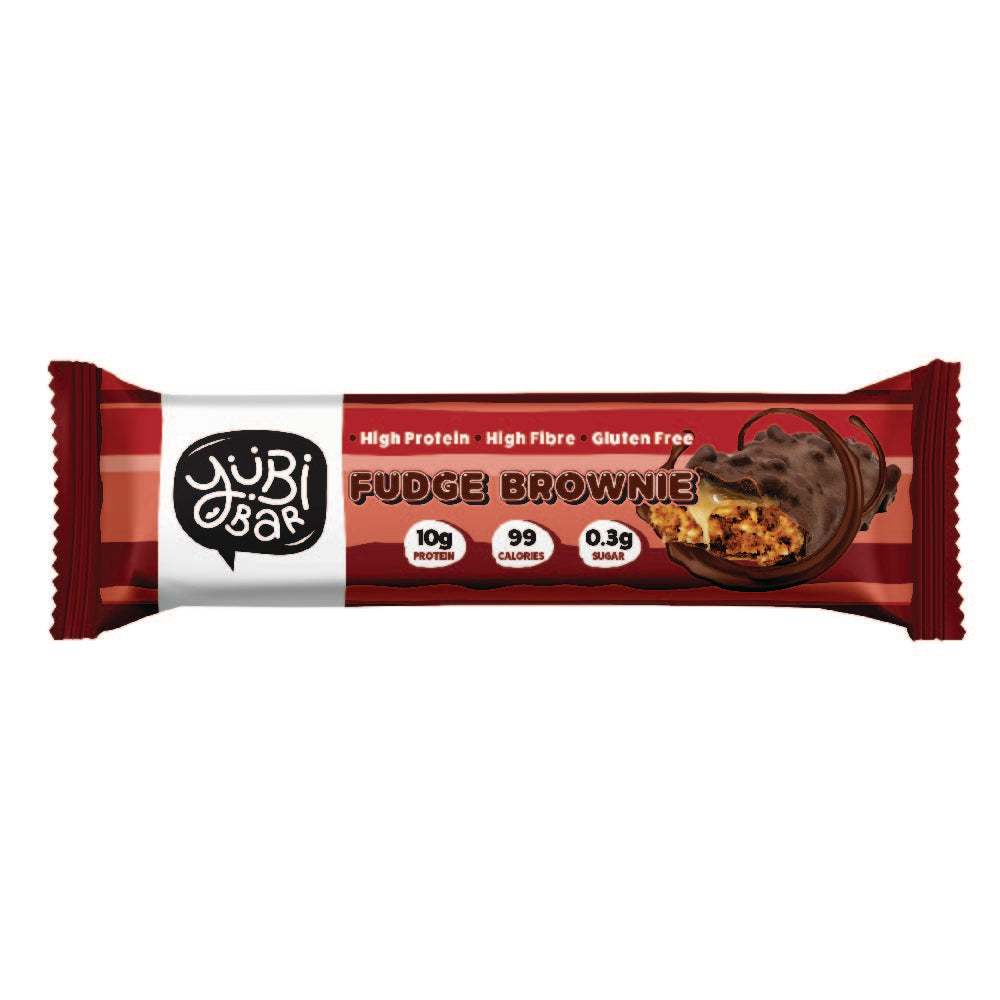 YuBi Bar Fudge Brownie Vegan Protein Bar