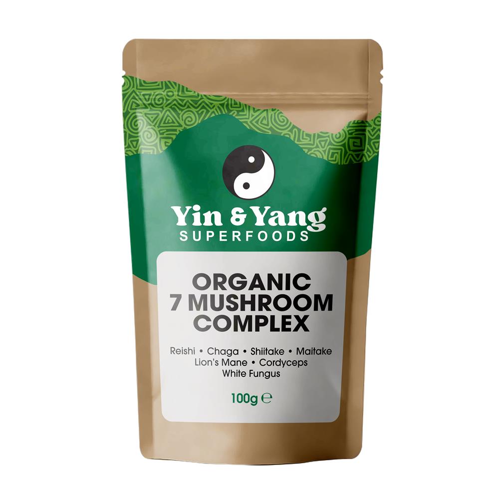 Yin & Yang Superfoods - Organic 7 Mushroom Blend 100g