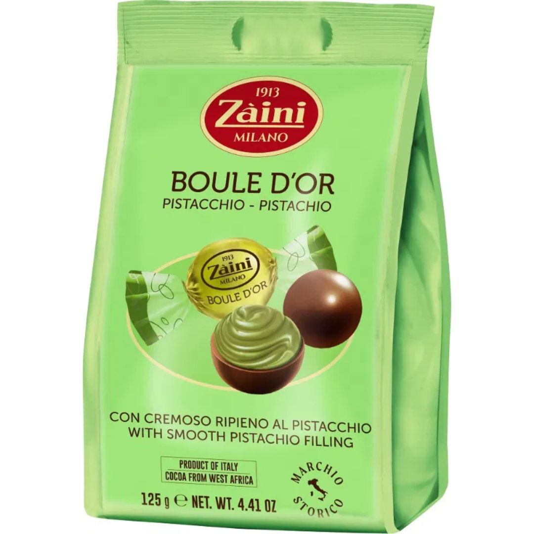 Zaini - Milk Chocolate Pralines With Pistachio 125g