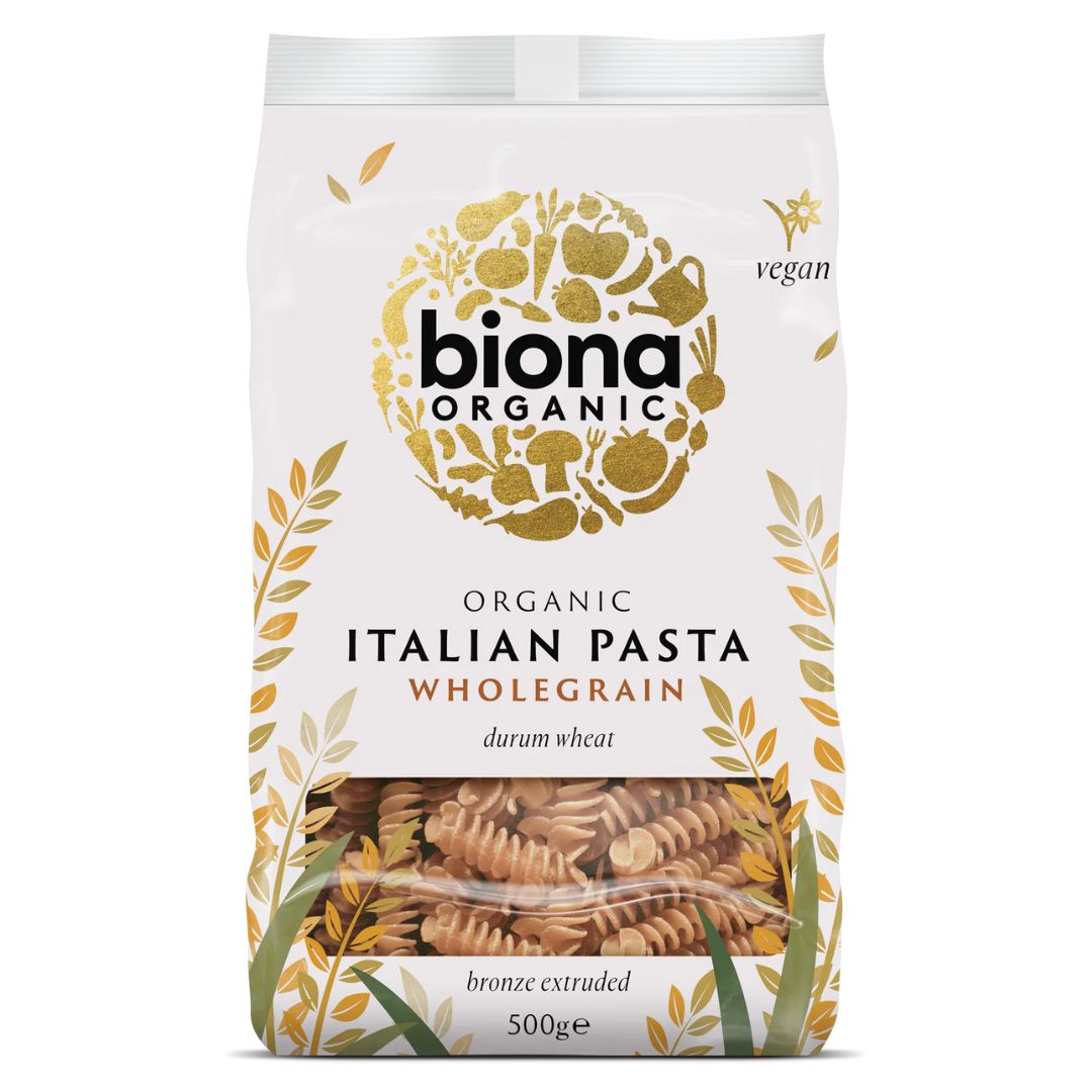 Biona Organic Wholewheat Fusilli Pasta