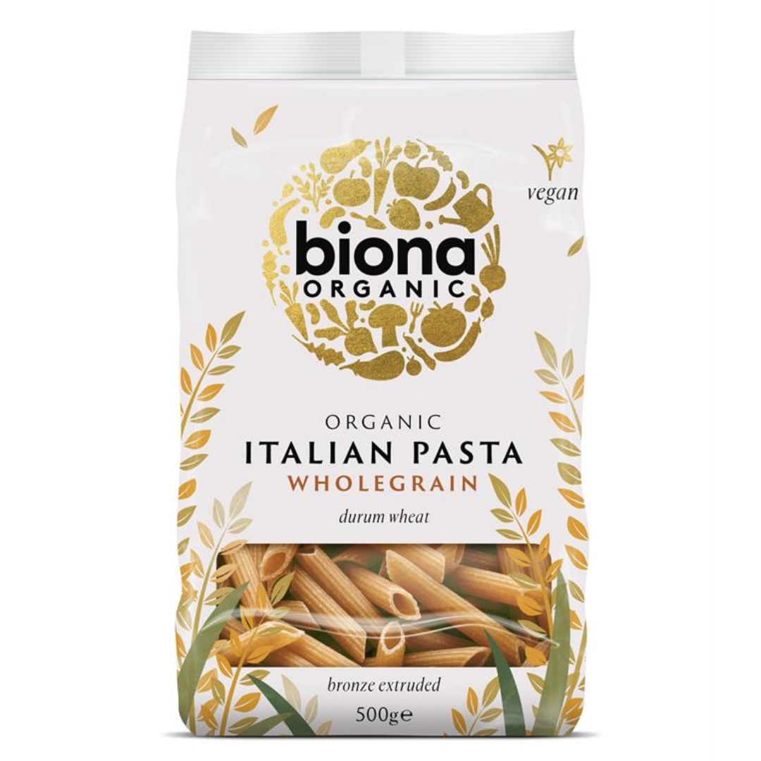 Biona Organic Wholewheat Penne Pasta