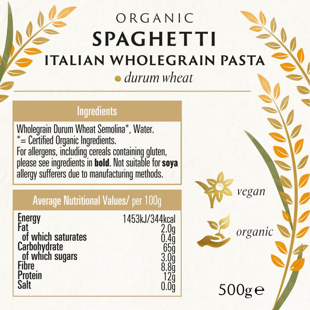 Biona Organic Wholegrain Spaghetti