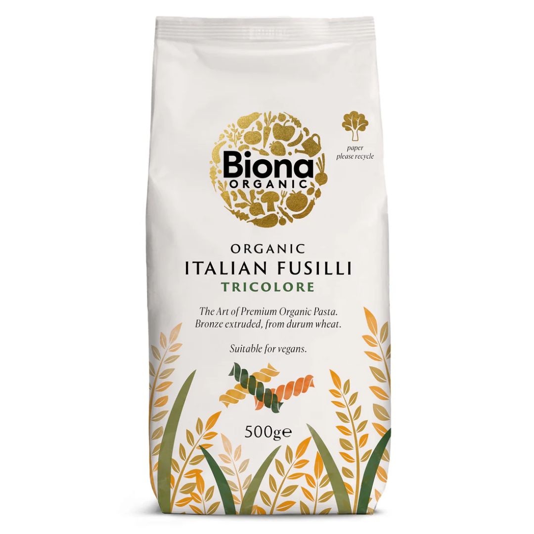 Biona Organic Tricolore Fusilli Pasta