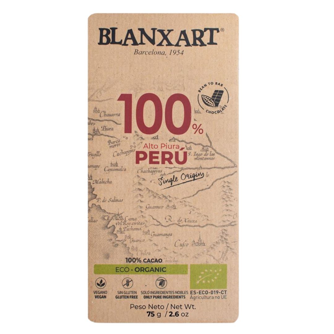 Blanxart Organic & Vegan Peru 100% Chocolate