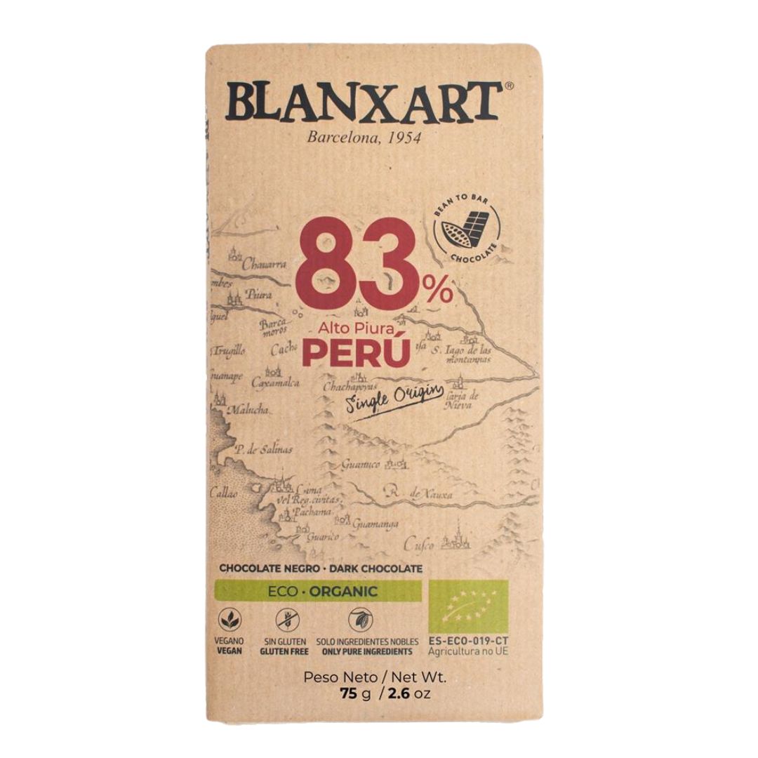 Blanxart Organic & Vegan Peru 83% Chocolate