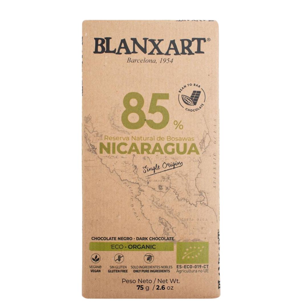 Blanxart Organic & Vegan Nicaragua 85% Chocolate