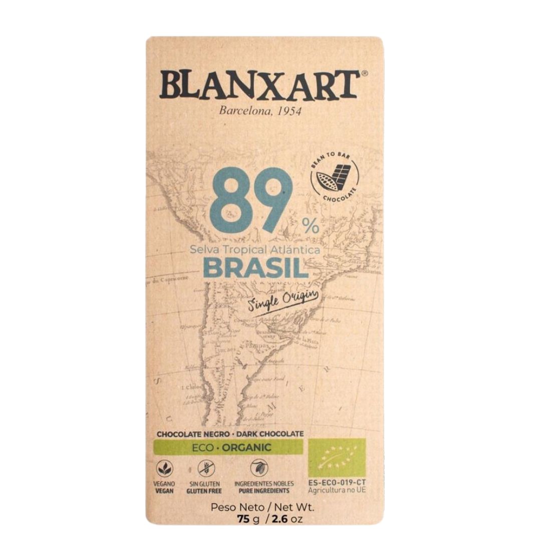 Blanxart Organic & Vegan Brasil Dark 89% Chocolate