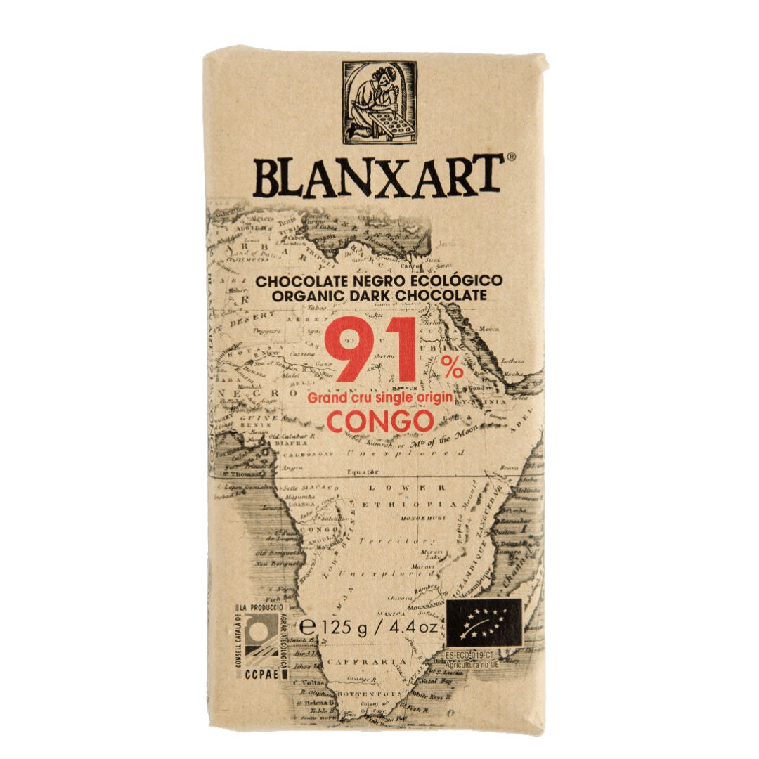 Blanxart Organic & Vegan Congo Dark 91% Chocolate