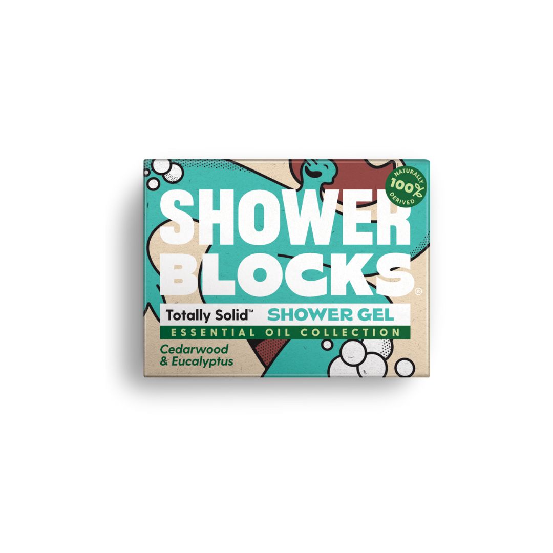 Shower Blocks Solid Shower Gel in Cedarwood & Eucalyptus