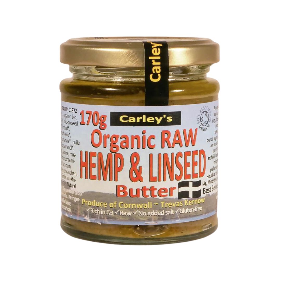 Carley's Organic Raw Hemp and Linseed Butter