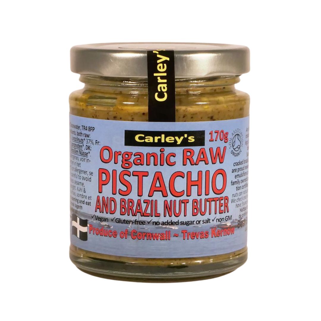 Carley's Organic Raw Pistachio & Brazil Nut Butter