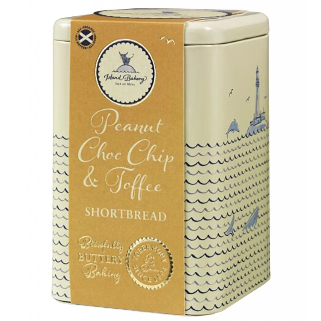 Island Bakery Peanut Choc Chip and Toffee Shortbread Tin