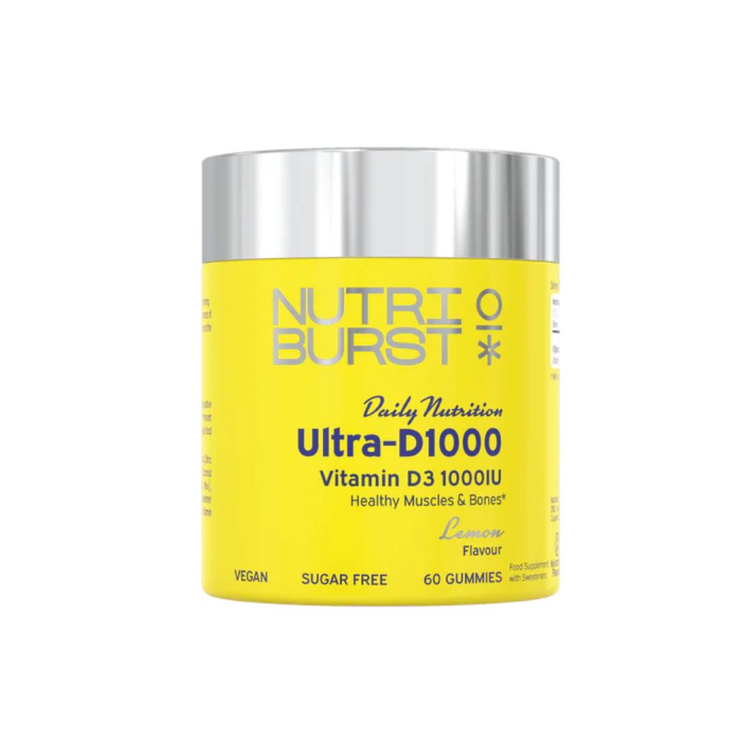 Nutriburst Sugar-Free Vegan Ultra-D1000 Gummies