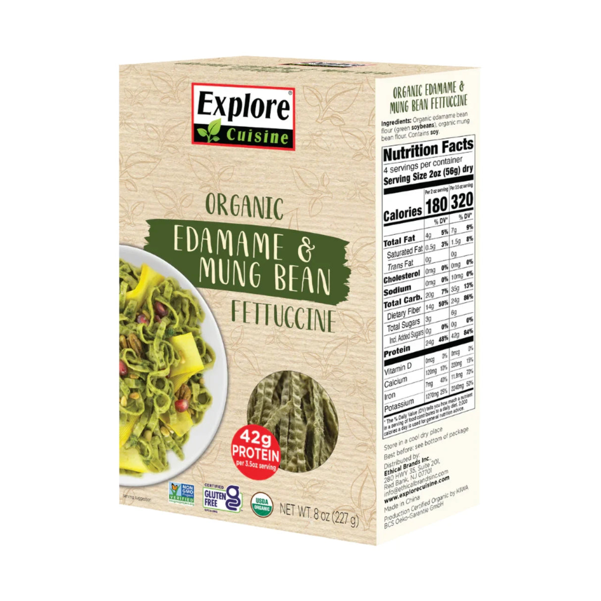 Explore Cuisine Organic Edamame & Mung Bean Fettuccine