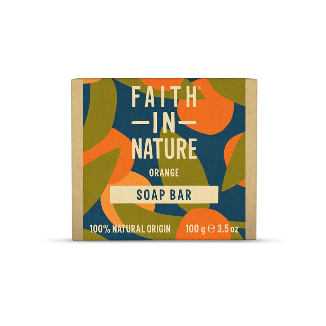 Faith in Nature Orange Hand Soap Bar