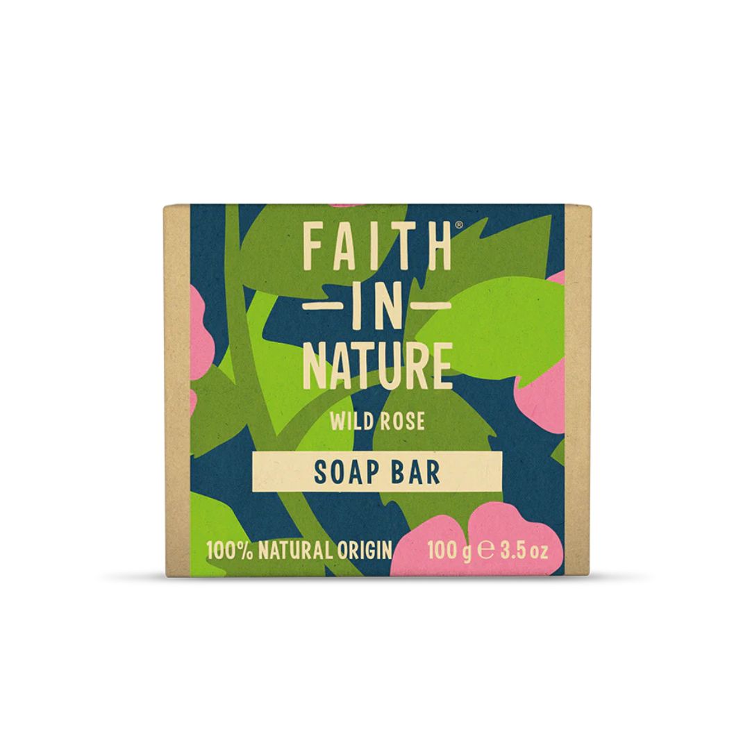 Faith in Nature Wild Rose Hand Soap Bar