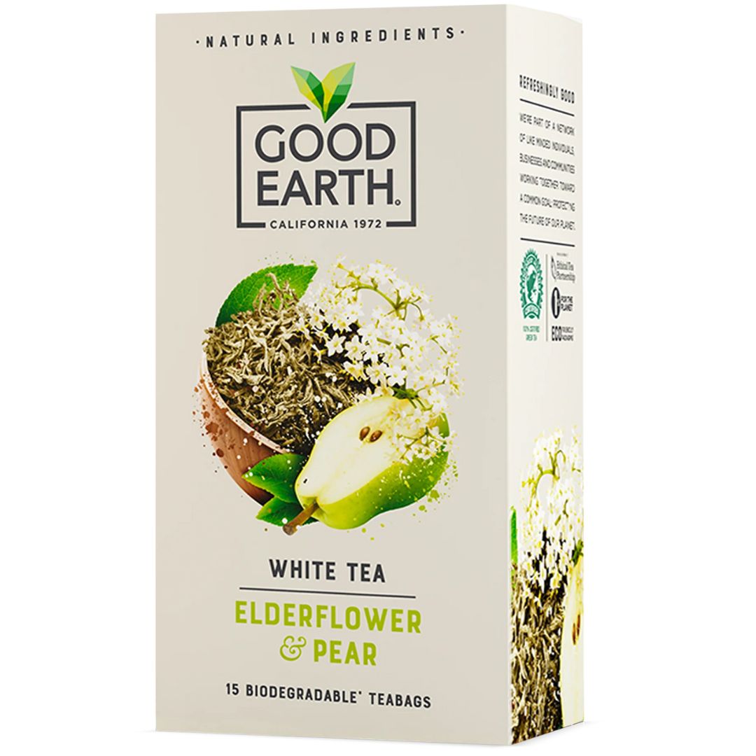 Good Earth Elderflower and Pear Tea Bags