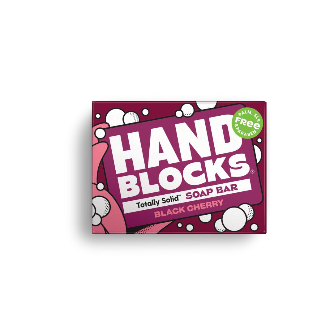 Shower Blocks Hand Blocks Soap Bar in Black Cherry