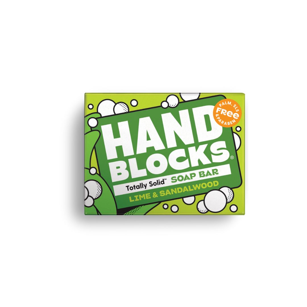 Shower Blocks Hand Blocks Soap Bar in Lime & Sandalwood