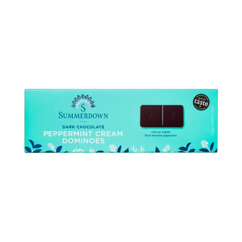 Summerdown - Dark Chocolate Peppermint Cream Dominoes 170g