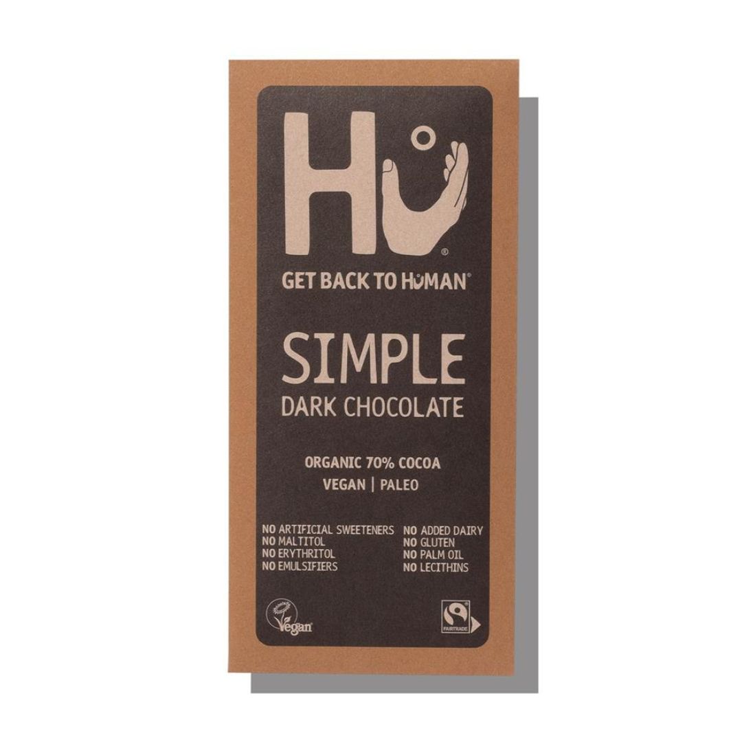 Hu Organic 70% Simple Dark Chocolate Vegan Bar