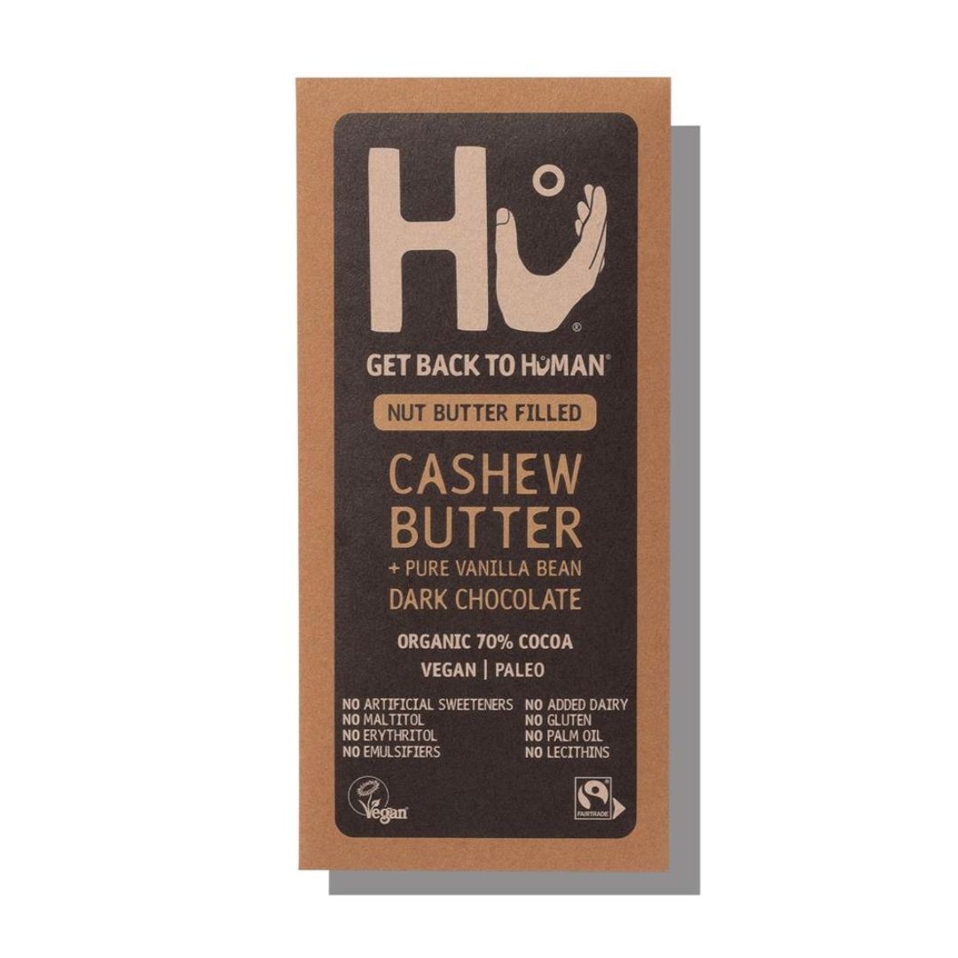 Hu Organic Cashew Butter and Vanilla 70% Dark Chocolate Vegan Bar