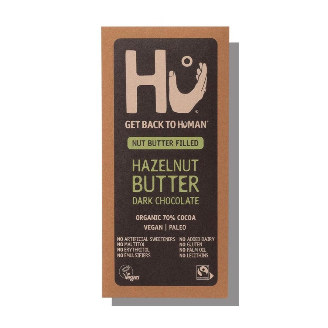 Hu Organic Hazelnut Butter 70% Dark Chocolate Vegan Bar