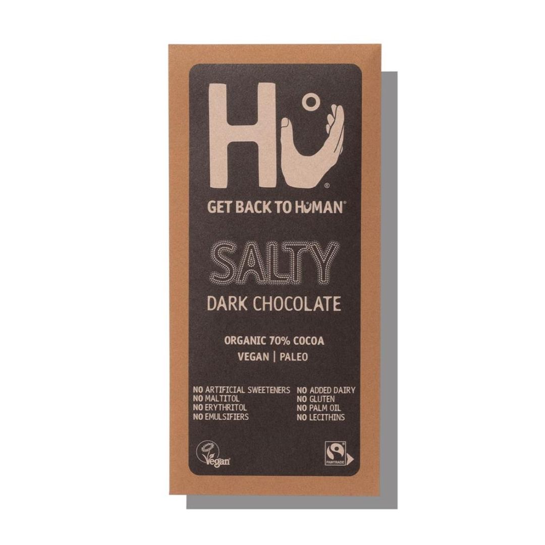 Hu Organic Salty 70% Dark Chocolate Vegan Bar