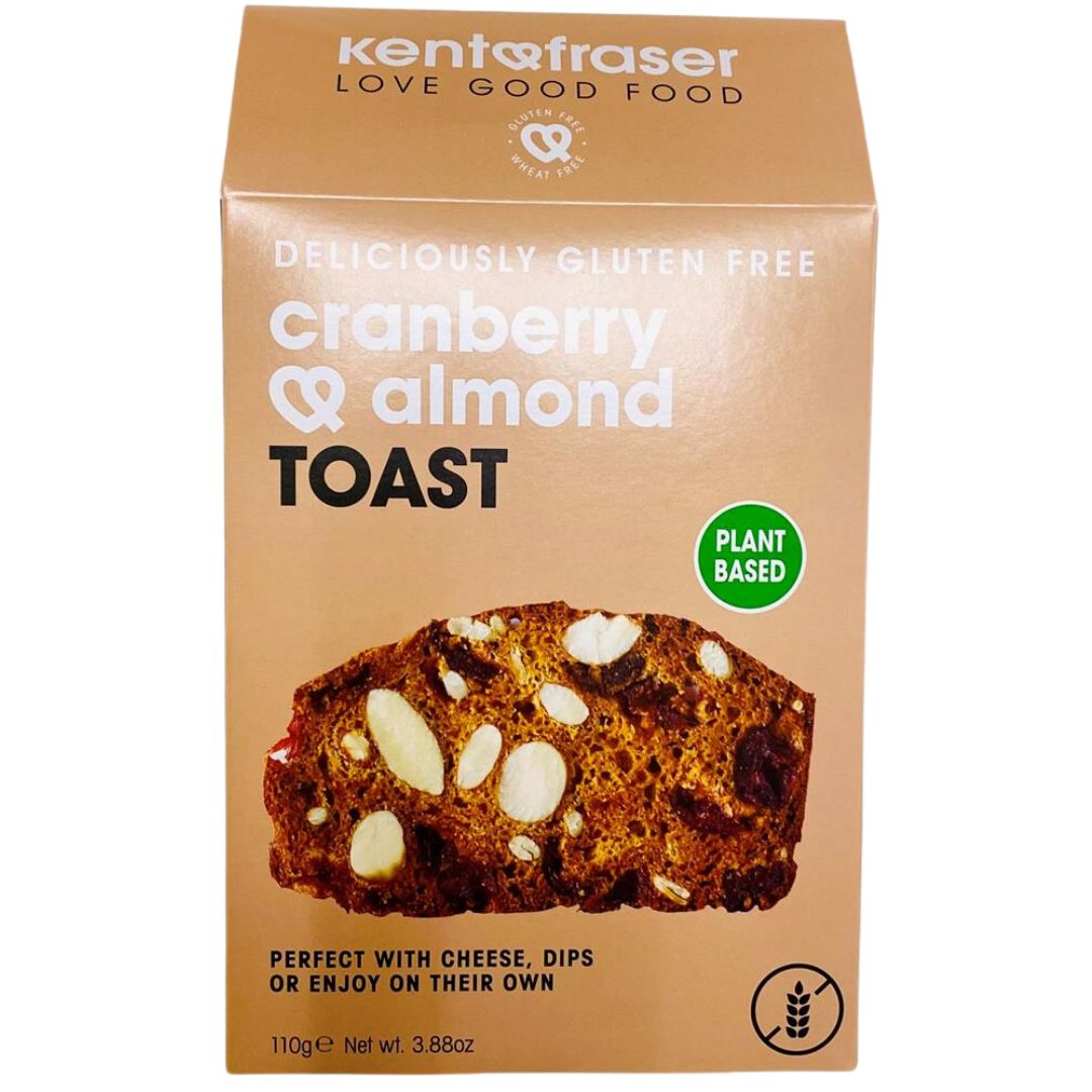 Kent & Fraser Gluten-Free Vegan Cranberry Almond Toast