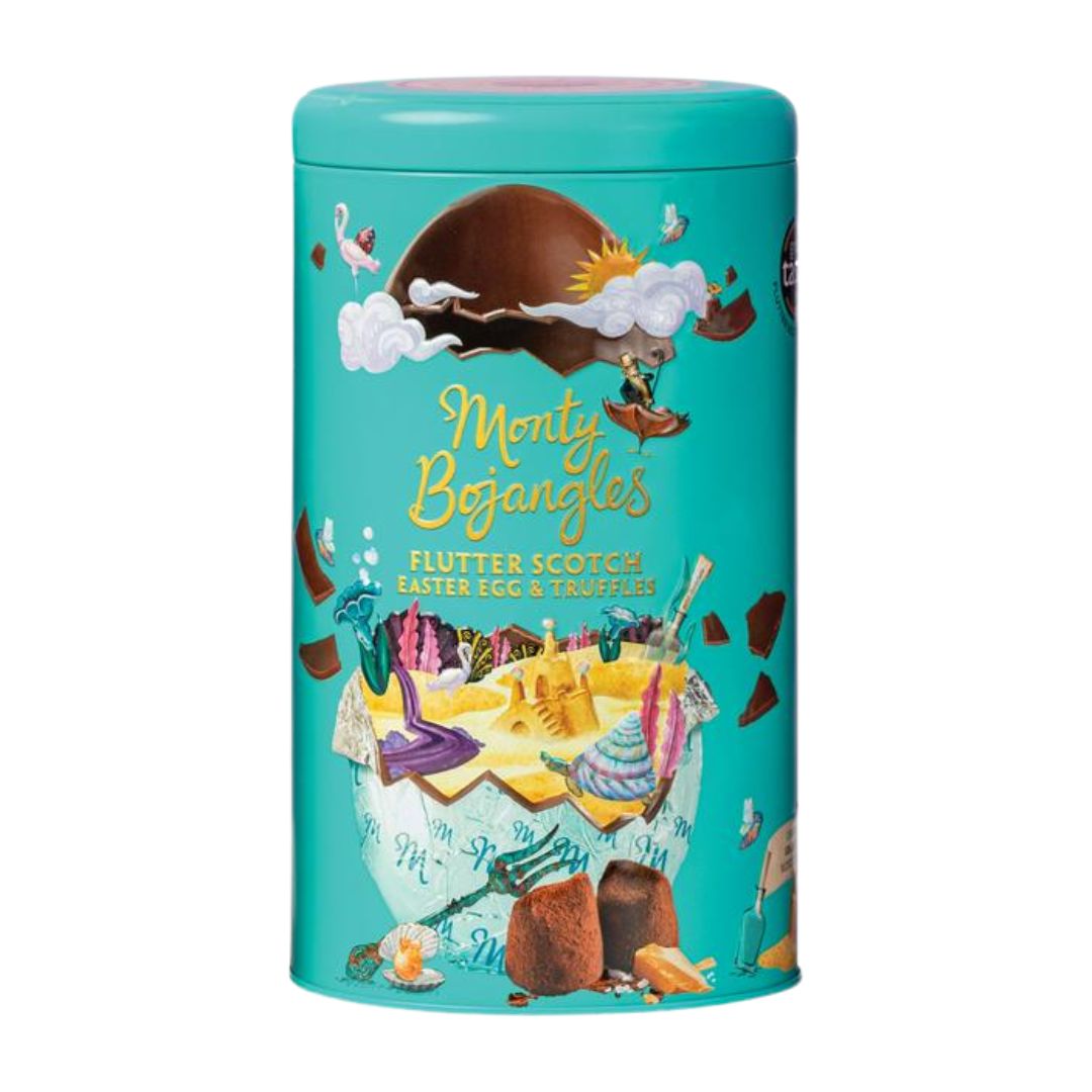 Monty Bojangles Flutter Scotch Easter Egg Premium Gift Tin