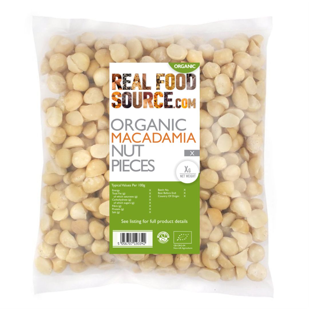 Organic Macadamia Pieces