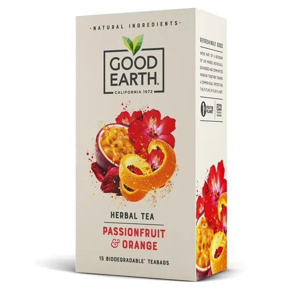 Good Earth Passionfruit & Orange Tea Bags