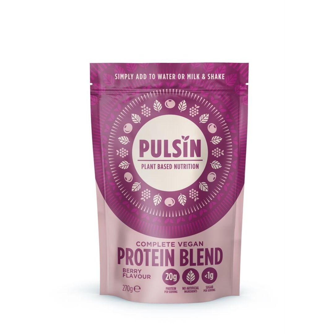 Pulsin Plant Based Natural Berry Protein Powder