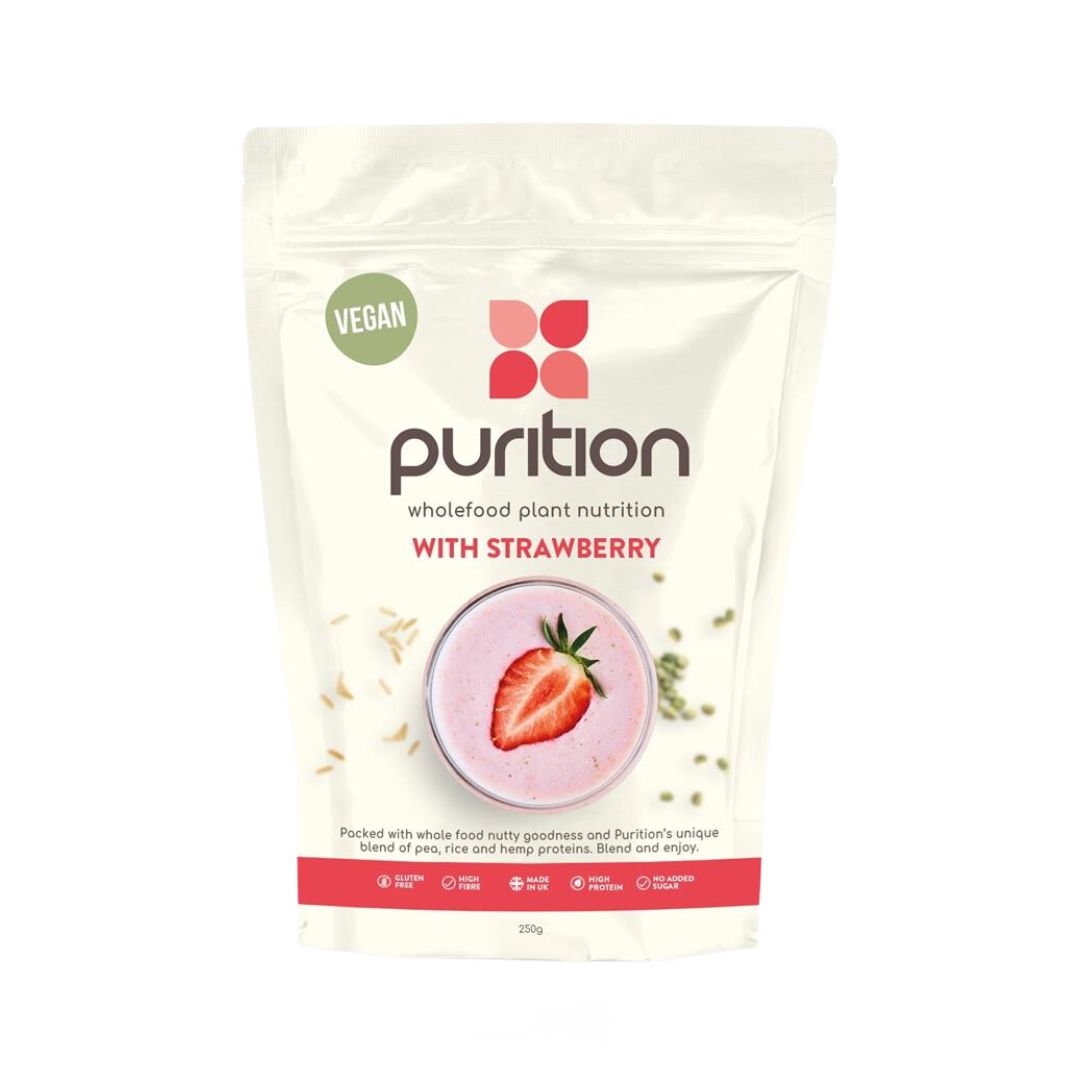 Purition Vegan Wholefood Nutrition with Strawberry