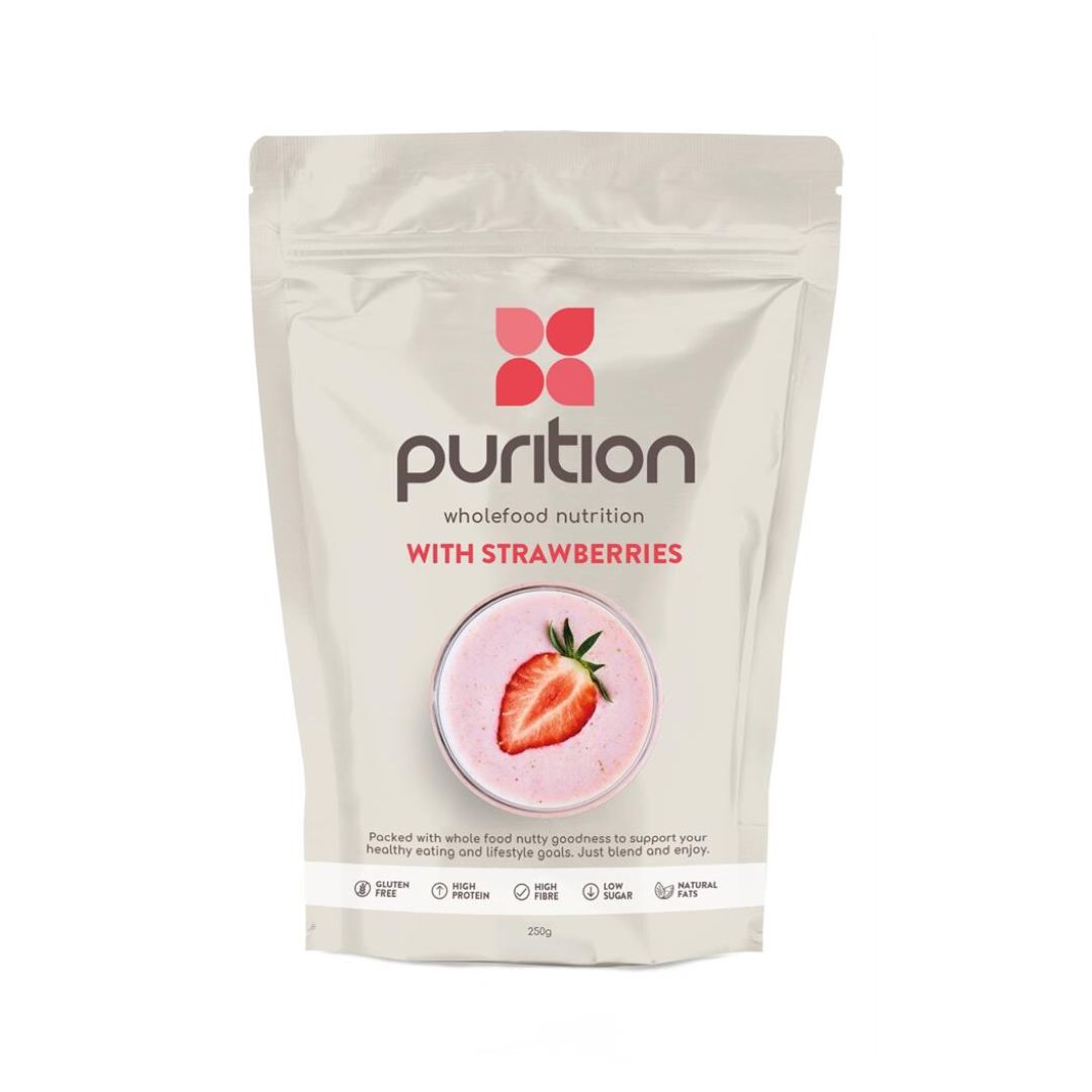 Purition Wholefood Nutrition with Strawberries