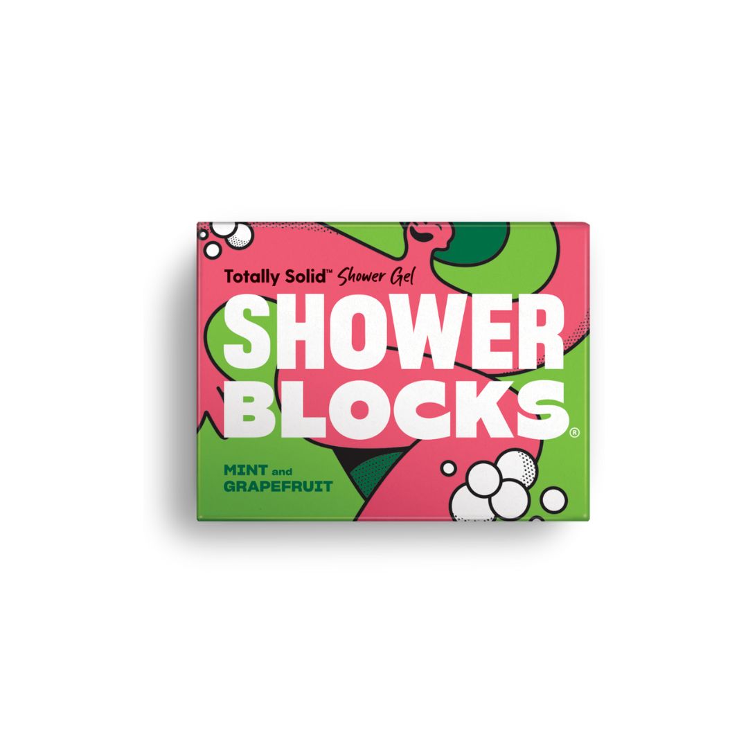 Shower Blocks Solid Shower Gel in Mint Grapefruit