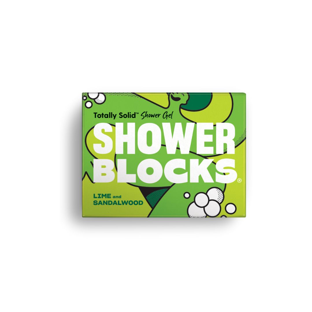 Shower Blocks Solid Shower Gel in Lime & Sandalwood