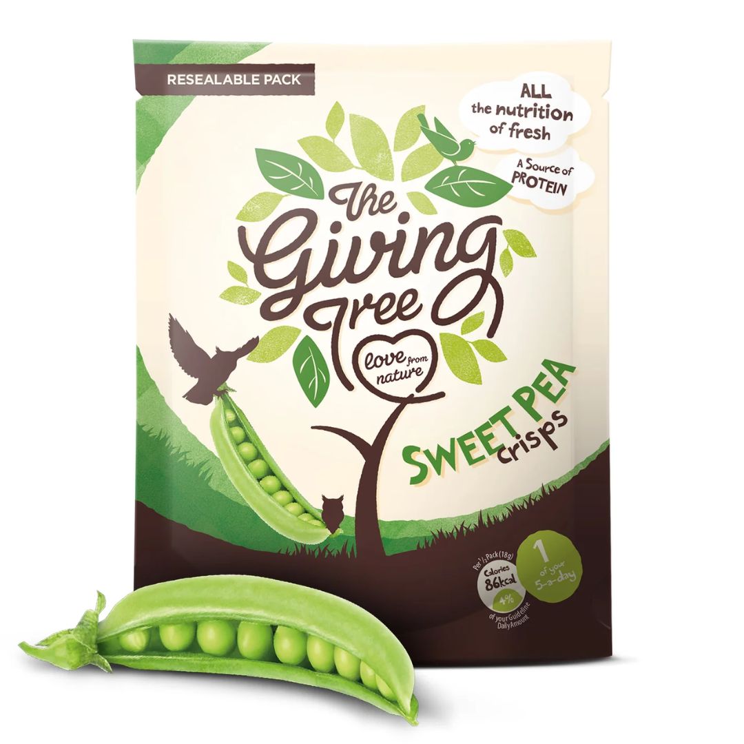 The Giving Tree Vacuum Fried Sweet Pea Crisps