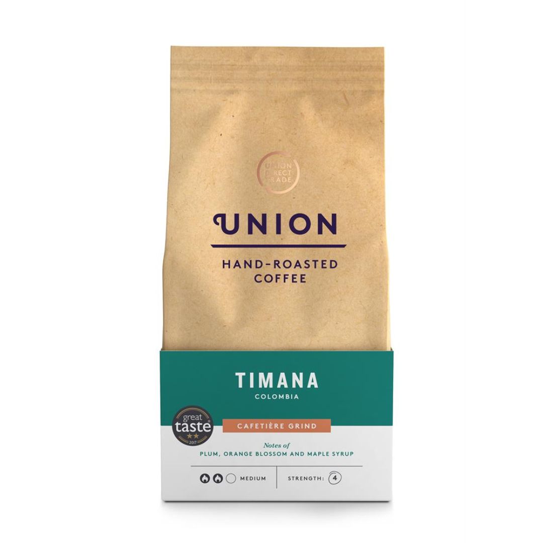 Union Coffee Timana Colombia Cafetiere Grind